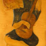 “Old guitarist” Wood Wood carving 2012 - photo 1