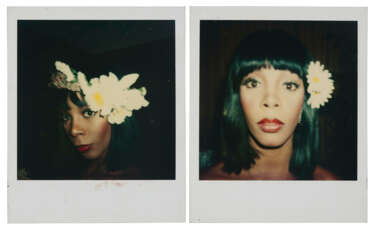 TWO POLAROIDS OF DONNA SUMMER
