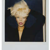 THREE CANDID POLAROID PHTORAPHS OF DONNA SUMMER MODELING WIG USED FOR THE COVER OF HER 1991 LP MISTAKEN IDENTITY - photo 2