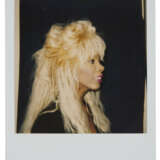 THREE CANDID POLAROID PHTORAPHS OF DONNA SUMMER MODELING WIG USED FOR THE COVER OF HER 1991 LP MISTAKEN IDENTITY - photo 3