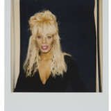 THREE CANDID POLAROID PHTORAPHS OF DONNA SUMMER MODELING WIG USED FOR THE COVER OF HER 1991 LP MISTAKEN IDENTITY - photo 4