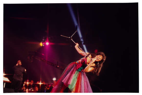PHOTOGRAPH OF DONNA SUMMER ON STAGE - photo 1