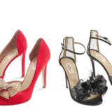 TWO PAIRS OF OPEN TOED PUMPS - photo 1