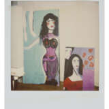 TWO POLAROID PHOTOGRAPHS OF DONNA SUMMER'S WORKS ON CANVAS - фото 2
