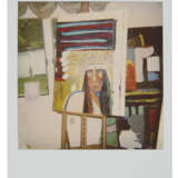 TWO POLAROID PHOTOGRAPHS OF DONNA SUMMER'S WORKS ON CANVAS - photo 3