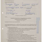 HER 1975 PERFORMANCE RIGHTS SOCIETY APPLICATION WITH A RARE VERSION OF HER SIGNATURE - photo 1