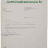 HER 1975 PERFORMANCE RIGHTS SOCIETY APPLICATION WITH A RARE VERSION OF HER SIGNATURE - photo 4