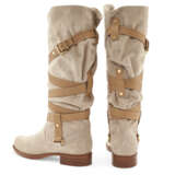 TWO PAIRS OF SUEDE HIGH BOOTS - Foto 9