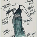 A GROUP OF SEVEN COSTUME DESIGNS DRAWN BY DONNA SUMMER - фото 4