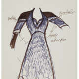 A GROUP OF SEVEN COSTUME DESIGNS DRAWN BY DONNA SUMMER - фото 8