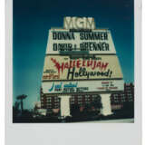CANDID POLAROID OF LAS VEGAS BILLBOARD ANNOUNCING DONNA SUMMER'S APPERANCE AT THE MGM, LAS VEGAS - фото 1