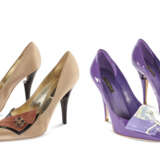 TWO PAIRS OF CLOSE TOED PUMPS - фото 1
