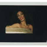 TWO PHOTOGRAPHS OF DONNA SUMMER IN A GOLD DRESS - фото 2