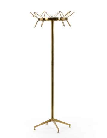 Brass coat hanger. Italy, 1950s. (h 186 cm.) (slight defects) | | Provenance | Private collection, Italy - photo 1