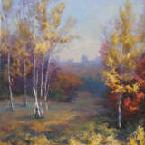 “Autumn” Canvas Oil paint Impressionist Landscape painting 2014 - photo 1