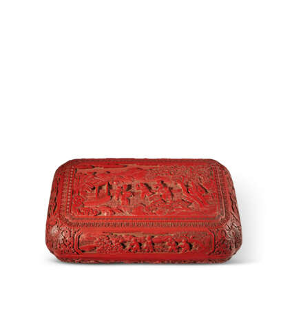 A CINNABAR LACQUER BOX AND COVER - фото 4