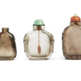 THREE ROCK CRYSTAL SNUFF BOTTLES - photo 3