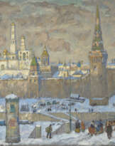 View of the Kremlin in Winter