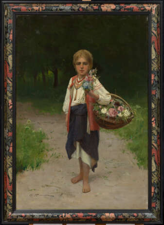 Girl with Flowers - photo 2