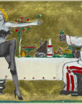 Stalin and Marilyn Monroe at the Table