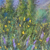 Summer Time Cardboard soft pastel Impressionism Landscape painting Georgia 2021 - photo 4