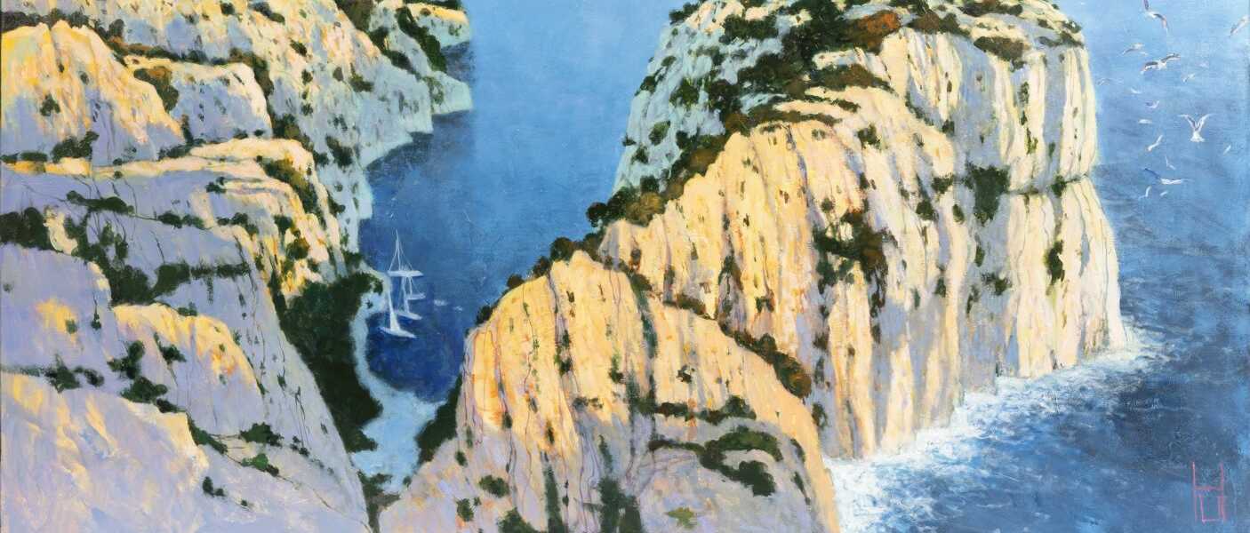 Uwe Herbst (Köln 1952). Calanques bei Cassis.