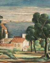 Hannes Schultze-Froitzheim (Wuppertal-Elberfeld 1904 - Kiel 1995). Am Gardasee.