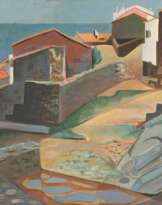 Hannes Schultze-Froitzheim (Wuppertal-Elberfeld 1904 - Kiel 1995). Meerblick bei Cadaqués, Spanien.