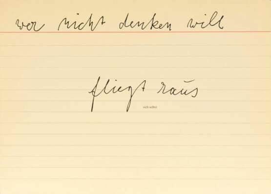 Joseph Beuys (Kleve 1921 - Düsseldorf 1986). Joseph-Beuys-Postkarten. - photo 2