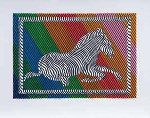 Victor Vasarely (Pécz 1908 - Paris 1998). Zebra.