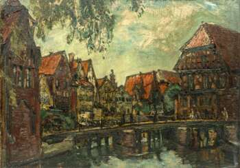 Arthur Illies (Hamburg 1870 - Lüneburg 1952). Rauschebrücke.