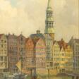 Adolf Mühlhan (Hannover 1886 - Hamburg 1970). Hamburg mit St. Katharinen. - Auction prices