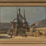 Hans Porwoll (Hamburg 1898 - Hamburg 1984). Das Rathaus von Wernigerode. - photo 2