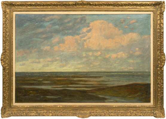 Walter Bertelsmann (Bremen 1877 - Worpswede 1963). Wolken über dem Wattenmeer. - photo 2
