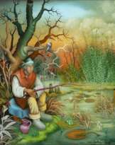 Mijo Kovacic (Gornja Sum 1935). Angler.