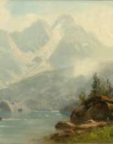 Carl Schultze (Düsseldorf 1856 - Düsseldorf 1926). See im Hochgebirge.