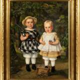 Just J. C. Holm (Randers 1815 - Kopenhagen 1907). Zwei Kinder. - Foto 2