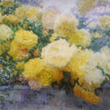 На заборе. Paper Watercolor Realism природа цветы Russia 2023 - photo 1