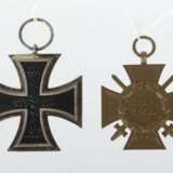 2 Orden 1.WK, 1 x Eiserenes Kreuz, EK1 2. Klasse, 1813- - фото 1