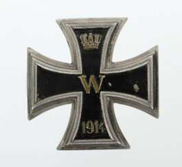 Eisernes Kreuz 1914, 1. Klasse, an breiter, spitzer Län