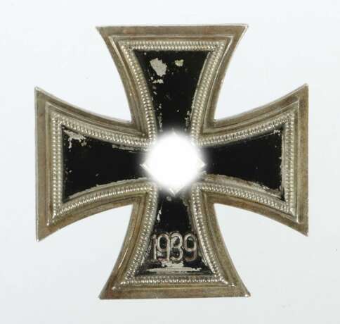 Eisernes Kreuz 1939, 1. Klasse an Nadel, an flacher Mes - фото 1