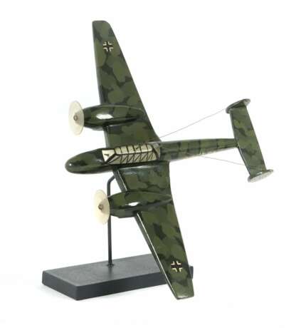 Flugzeug-Modell Holz-Modell einer 2-motorigen Messersch - фото 1