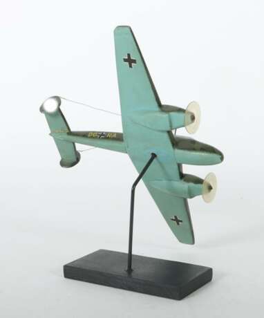 Flugzeug-Modell Holz-Modell einer 2-motorigen Messersch - фото 3