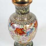 Große Cloisonné Vase China, 20. Jh., Metall/Emaille, Ba - photo 2