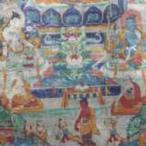 Thangka eines Medizinbuddhas Tibet/Nepal, Gouache/Misch - фото 4