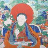 Thangka mit Kelsang Gyatsho Tibet, 20. Jh., Gouache, Tu - photo 3