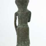 Bronzefarbene Figur im Stil der Benin Westafrika/Nigeri - Foto 2