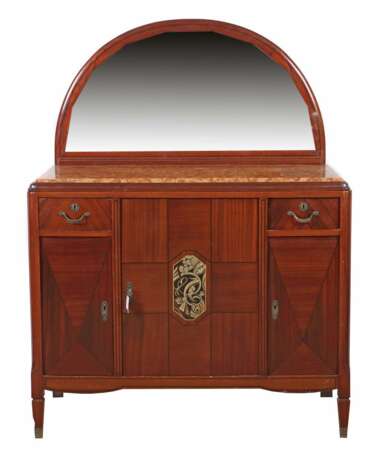 Art Déco-Sideboard mit Spiegelaufsatz Frankreich, 1930e - photo 1