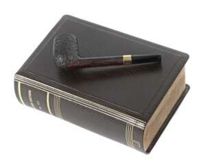 Dunhill-Christmas-Pfeife 1991 England, Briar/Gold 750/E