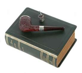 Dunhill-Christmas-Pfeife 2002 England, Briar/Sterlingsi